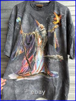VTG The Mountain T Shirt Men 2XL XXL Wizard 2002