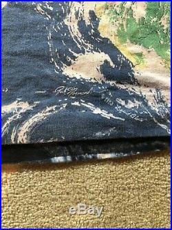 Vintage 1993 Original Liquid Blue Earth & Space All Over Print T-Shirt XL Mint