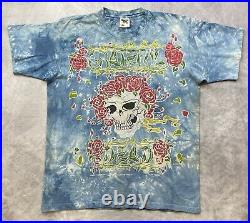 Vintage 1994 Grateful Dead Skull & Roses Bertha Shirt Size XL The Mountain AOP