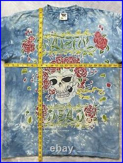 Vintage 1994 Grateful Dead Skull & Roses Bertha Shirt Size XL The Mountain AOP