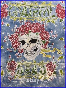 Vintage 1994 Grateful Dead Skull & Roses Bertha Shirt Size XL The Mountain AOP