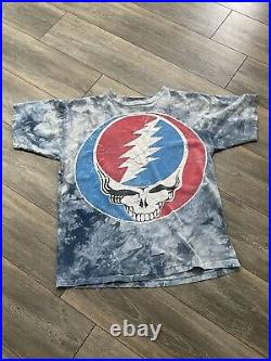 Vintage 1994 The Mountain Grateful Dead Shirt Size XL Single Stitch Tie Dye RARE