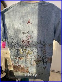 Vintage 1999 Chicago Bulls Jordan Nike Playground T-Shirt All over Print OG Mint