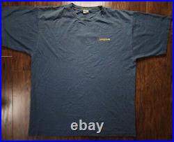 Vintage 90s Patagonia Beneficial Blue L T-Shirt Mount Fitz Roy USA