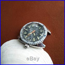 Vintage Avia Divers Watch withMint Dial, All SS Case, Screwdown Crown FOR REPAIR