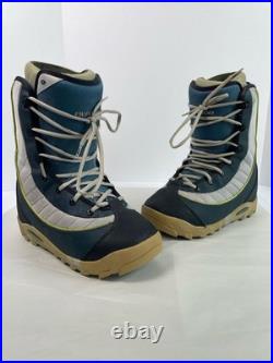 Vintage Burton Moto Snowboard Boots Men's Size 9.5 Teal Grey Gum Outsole