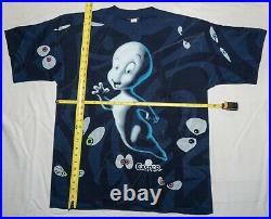 Vintage Casper the Friendly Ghost All Over Print Shirt 1995 