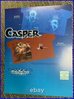 Vintage Casper the Friendly Ghost All Over Print Shirt 1995 Changes XL MINT NEW