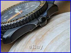 Vintage Chronosport S. W. A. T. WithMint Dial, Patina, Monnin All SS Divers Case, Papers