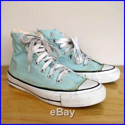 Vintage Converse Chuck Taylor All Star Hi Top Sneaker Mint Green Made in the USA