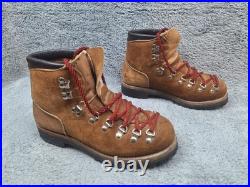Vintage DEXTER Leather Mountaineering Hiking Boots Mens Sz 6.5 M Vibram