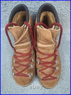 Vintage DEXTER Leather Mountaineering Hiking Boots Mens Sz 6.5 M Vibram