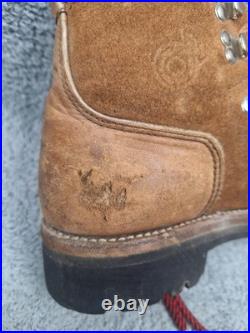 Vintage DEXTER Leather Mountaineering Hiking Boots Mens Sz 6.5 M Vibram