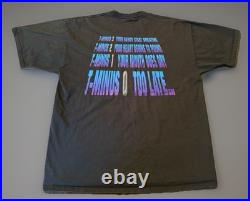 Vintage Disney Space Mountain T Shirt Mickey Mouse Men's Size Large USA Black