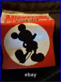 Vintage Disney Space Mountain T Shirt Mickey Mouse Men's Size Large USA Black