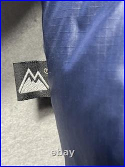 Vintage First Down Puffer Jacket Mens Large Mountain All Over Print Reversible