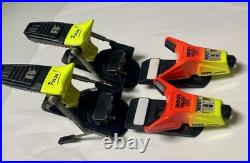 Vintage LOOK 3D System Forza Ski Bindings Neon YellowithRed Complete Pair Retro