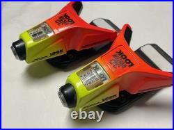 Vintage LOOK 3D System Forza Ski Bindings Neon YellowithRed Complete Pair Retro