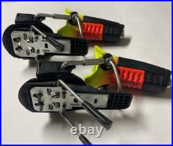 Vintage LOOK 3D System Forza Ski Bindings Neon YellowithRed Complete Pair Retro
