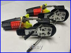 Vintage LOOK 3D System Forza Ski Bindings Neon YellowithRed Complete Pair Retro