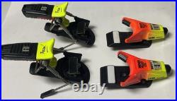 Vintage LOOK 3D System Forza Ski Bindings Neon YellowithRed Complete Pair Retro