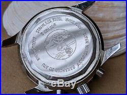 Vintage La Cloche Sub 200 Chronograph withMint Dial, Patina, Divers All SS Case
