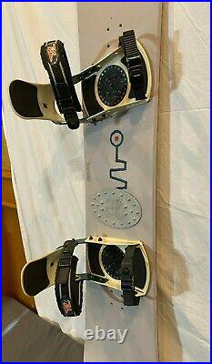 Vintage Lamar 152cm Twin-Tip All-Mountain Snowboard withNash Bindings EXCELLENT