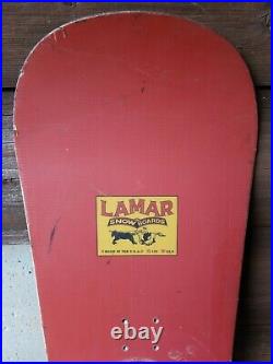 Vintage Lamar Snowboard Jeans Graphic Old School