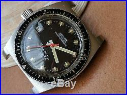 Vintage Le Gran Superautomatic 10 ATM Diver withMint Dial, Warm Patina, All SS Case