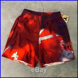 Vintage Nike Air Jordan All Over Print Shorts New With tags 80s 90s Mint rare