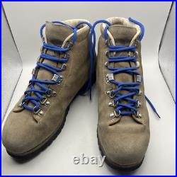 Vintage Pineto DMC Brown All-Leather Mountain Hiking Lace Boots Mens Size 9.5 A