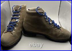 Vintage Pineto DMC Brown All-Leather Mountain Hiking Lace Boots Mens Size 9.5 A