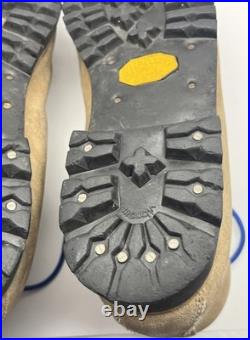 Vintage Pineto DMC Brown All-Leather Mountain Hiking Lace Boots Mens Size 9.5 A