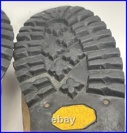 Vintage Pineto DMC Brown All-Leather Mountain Hiking Lace Boots Mens Size 9.5 A