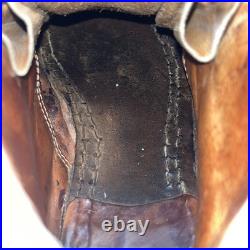 Vintage Pineto DMC Brown All-Leather Mountain Hiking Lace Boots Mens Size 9.5 A