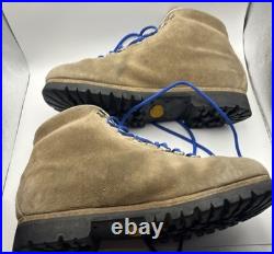 Vintage Pineto DMC Brown All-Leather Mountain Hiking Lace Boots Mens Size 9.5 A