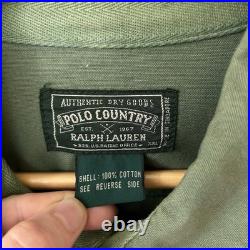 Vintage Polo Country Mint Green Harrington Jacket Men's XXL Windbreaker