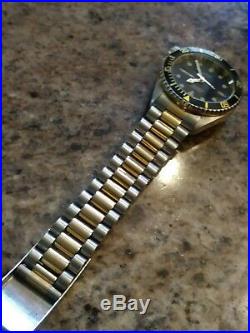 Vintage Rare ELGIN SPORTSMAN All Stainless 20ATM Mens Diver Watch MINT&SERVICED