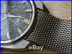 Vintage Technos Sky Light withMint Dial, Warm Patina, All SS Divers Case, Orig Band