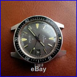 Vintage Tradition Divers Watch withMint Dial, Quickset Date, Warm Patina, All SS Case