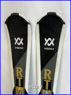 Volkl RTM 7.6 Skis 133 cm +Marker FDT 10 Grip Walk Bindings Tuned & Waxed Gold
