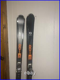 Volkl RTM 76 Elite 168 cm Skis with V-Motion 10 GW Bindings MINT CONDITION