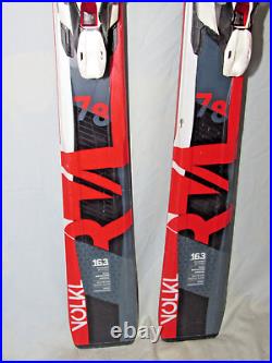 Volkl RTM 78 All-Mountain skis 163cm with Marker 4Motion 12.0 adjustable bindings