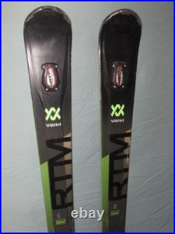 Volkl RTM 84 UVO All-Mtn Skis 167cm with Marker WideRide GW adjustable bindings
