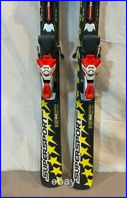 Volkl Supersport Six Star 168cm 114-68-99 Skis Marker Comp 1400 Bindings +Poles