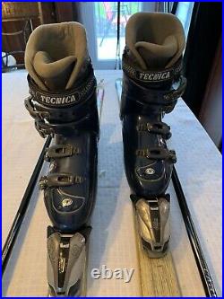 Volkl Unlimited 142cm Skis with Marker 9.0 Bindings, Technica Boots, Poles