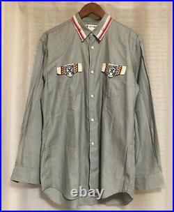 VtG Mint Comme Des Garçons Double Flap Pocket L/S Down Shirt Men's LMade France