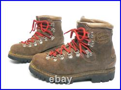 Vtg FABIANO by SCARPA Classic All Leather Mountain Hiking Boots Men's 8.5