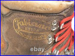 Vtg FABIANO by SCARPA Classic All Leather Mountain Hiking Boots Men's 8.5