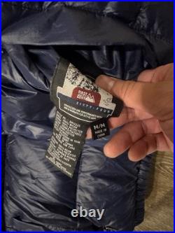 Vtg First Down Mountain All Over Print Reversible Down Puffer Jacket 90s Mens M